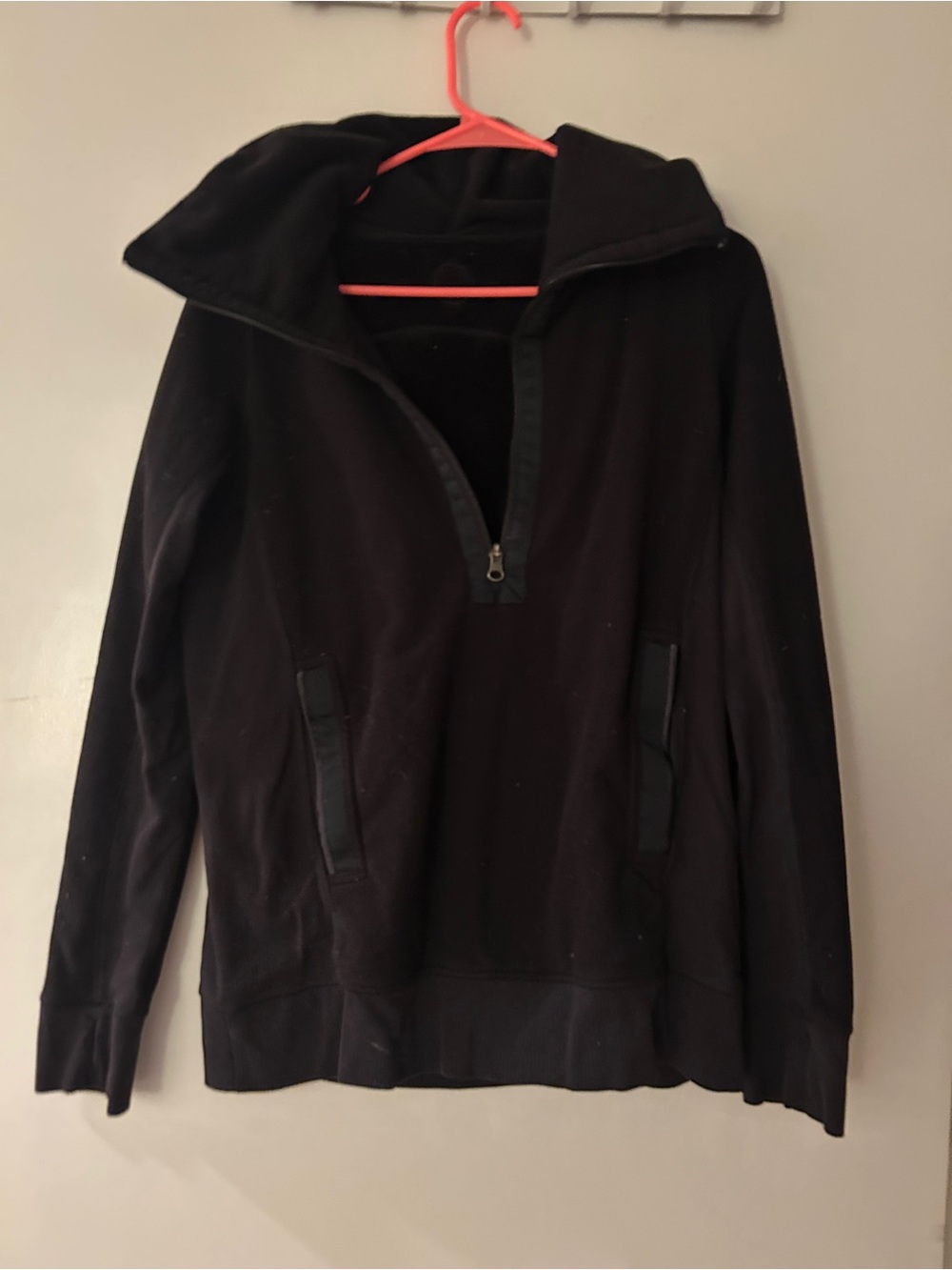 Lululemon Black Half-Zip Pullover Sweater